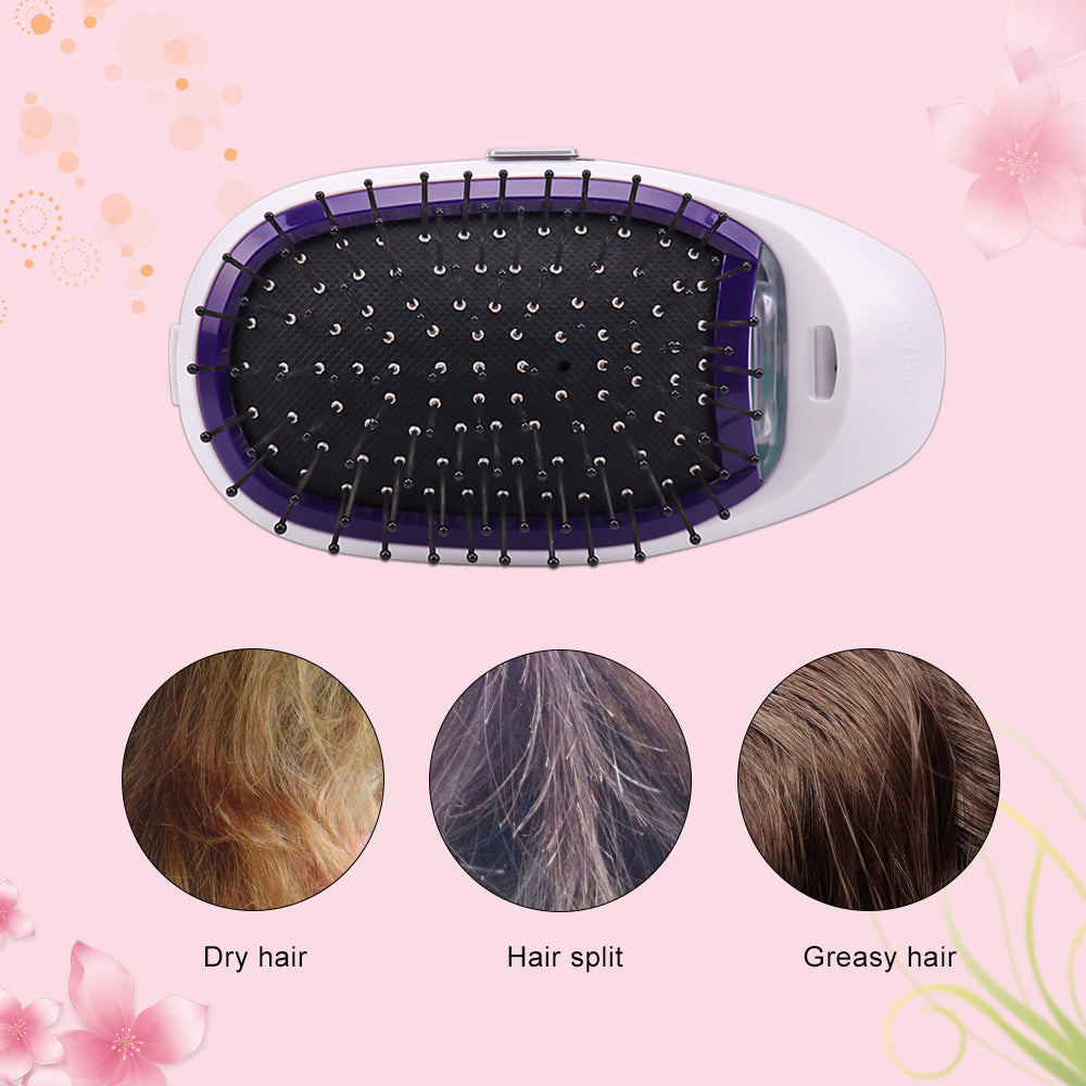 Anti frizz hair brush with negative ion technology for smooth hair