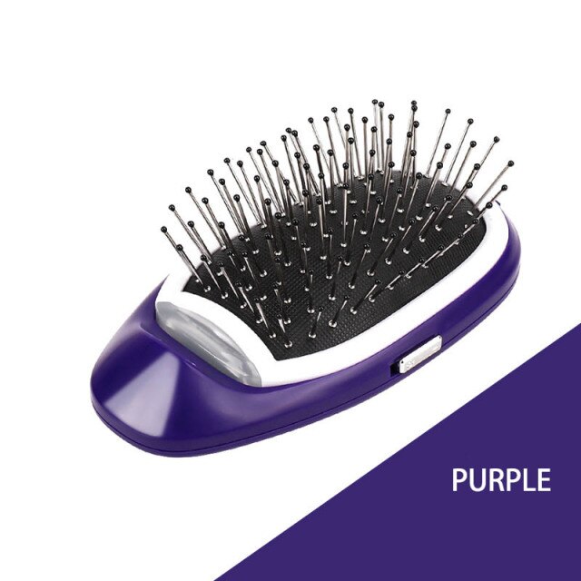 Gentle anti frizz hair brush for all hair types, straight or curly