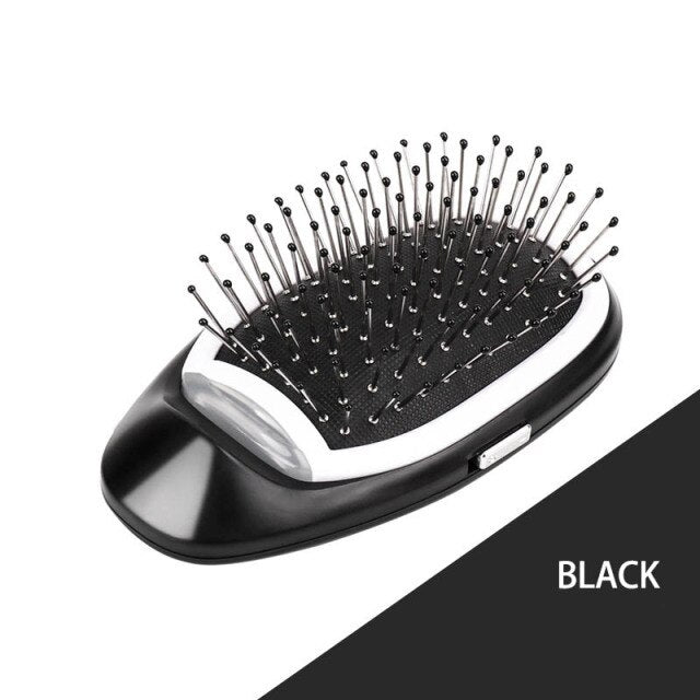 Anti frizz hair brush for reducing static and enhancing shine