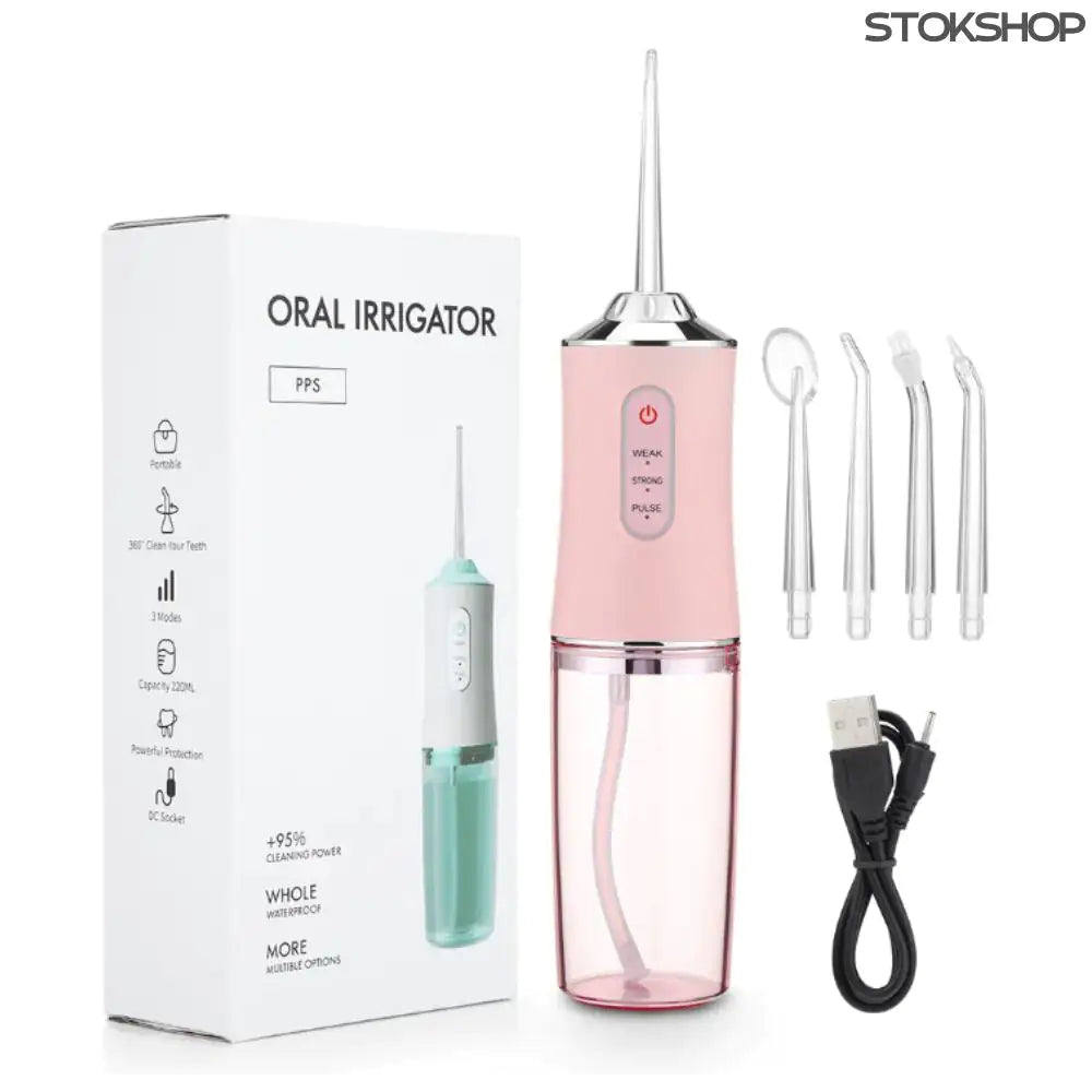 Achieve a brighter smile with the Portable Oral Irrigator