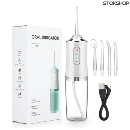 Travel-ready Portable Oral Irrigator for maintaining oral hygiene