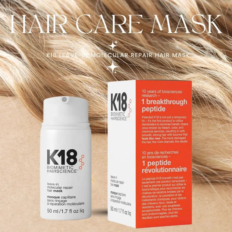 K18Peptide™ repairing hair from roots to ends.